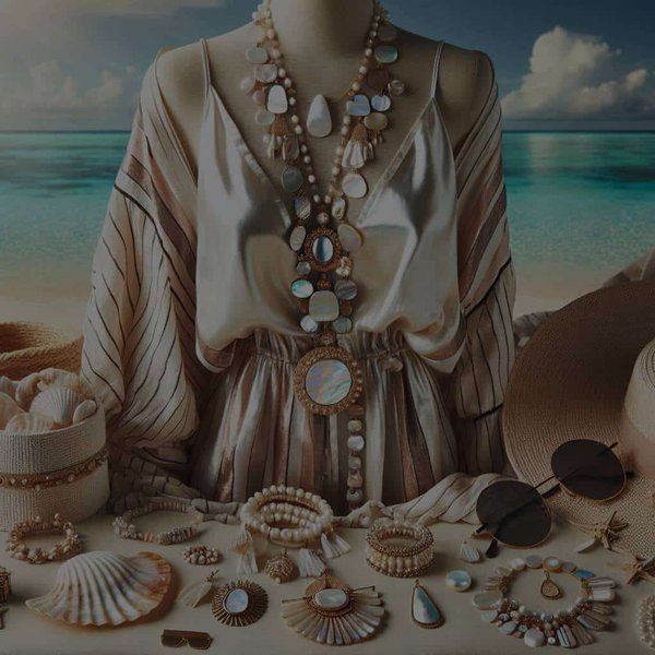 Comment marier des bijoux en nacre avec des vêtements de plage pour un look sophistiqué en vacances ?